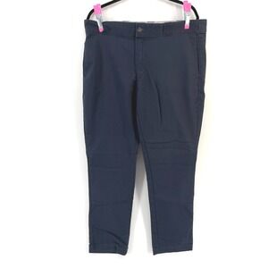 🚀 Dickies Mens Skinny Straight Leg‎ Blue Work Pants Casual Chino Trousers